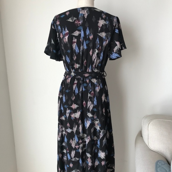 Anthropologie Tina + Jo Printed Tie Front Dress - Picture 5 of 5